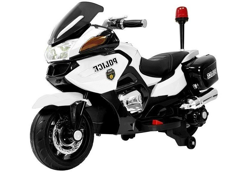 mamido Policejní motorka - bílá