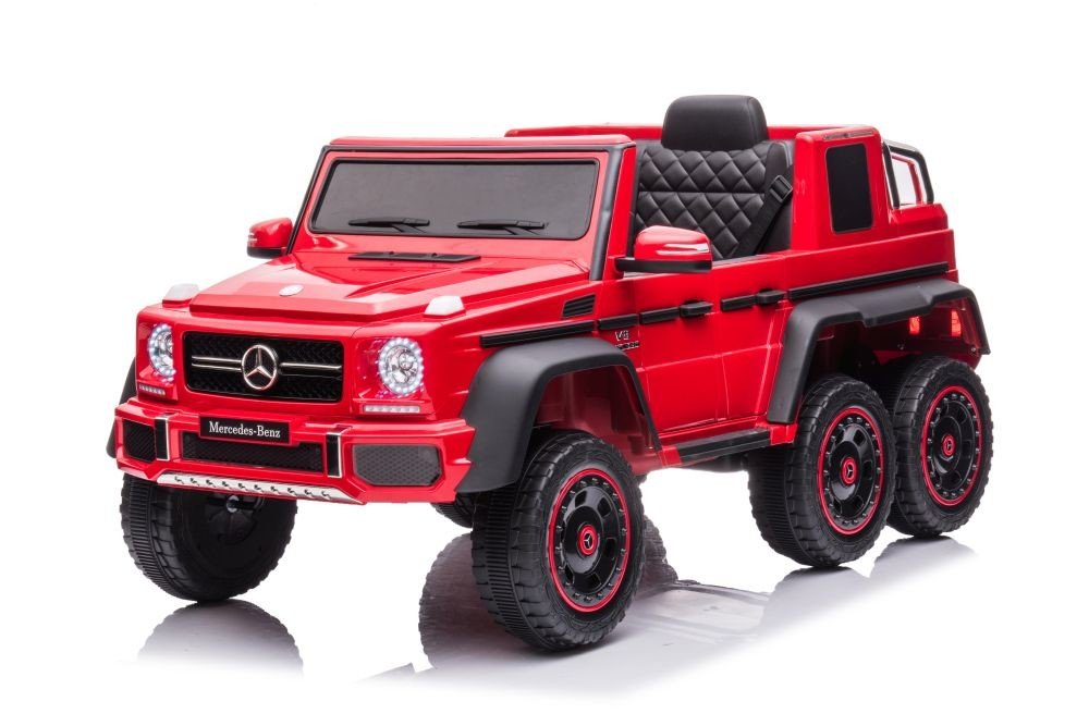 mamido Elektrické autíčko Mercedes Benz G63 6x6 červené