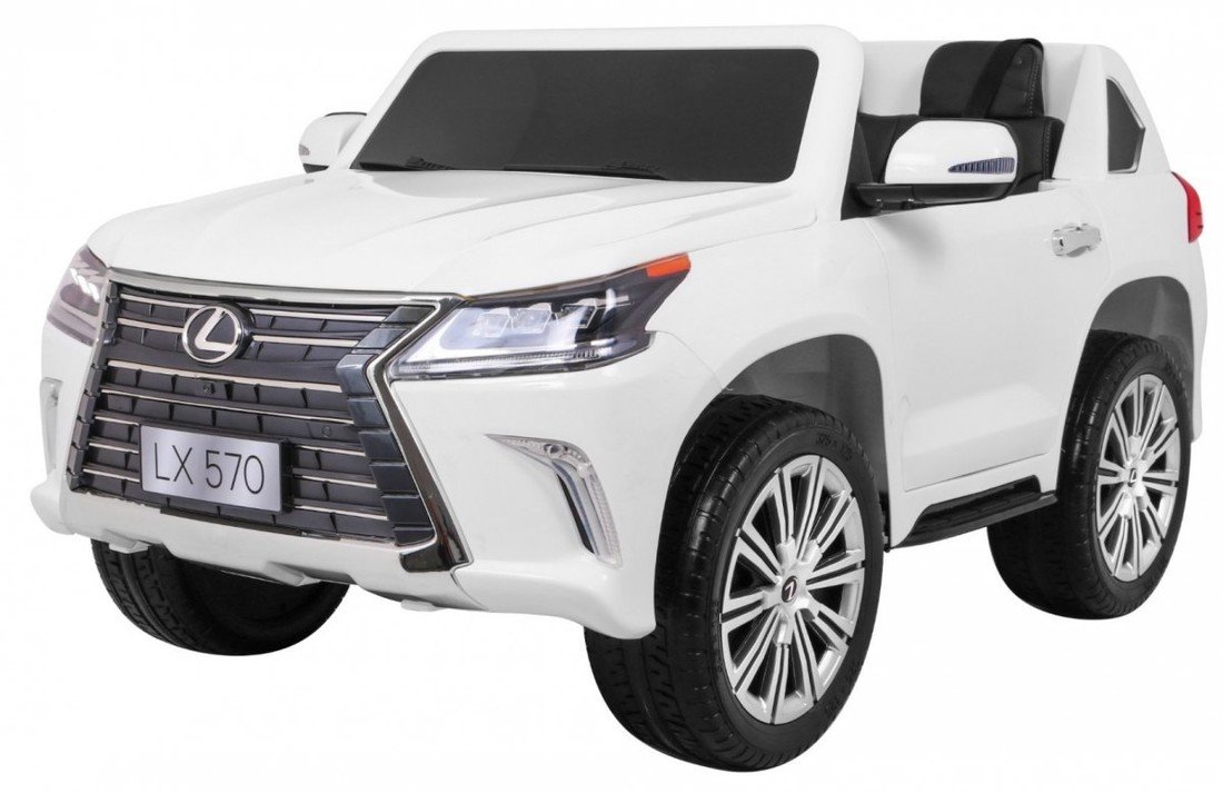 mamido Dětské elektrické autíčko Lexus LX 570 4x4 bílé