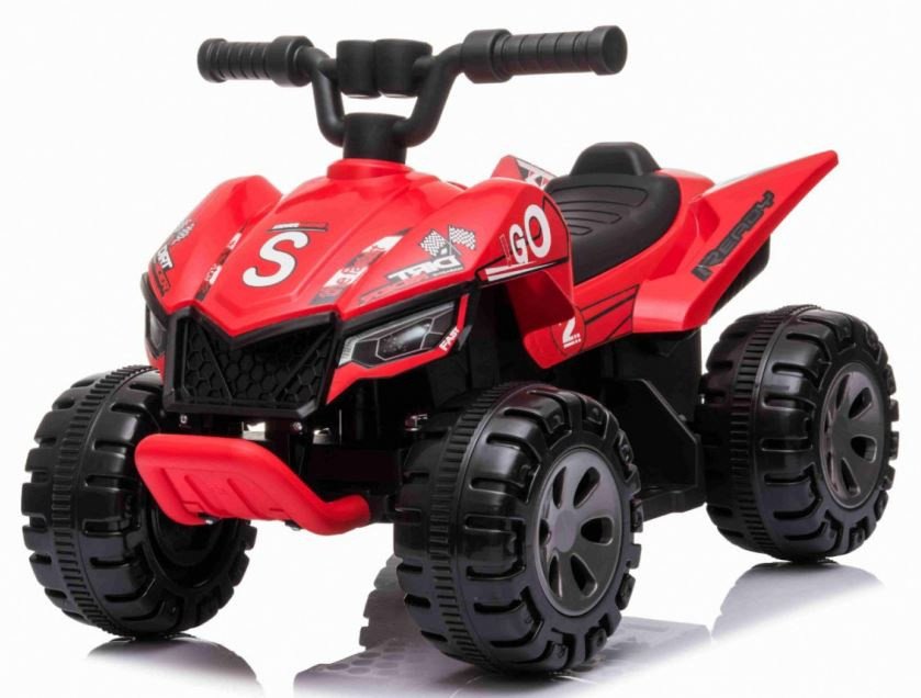 mamido Dětská elektrická čtyřkolka The Fastest červená