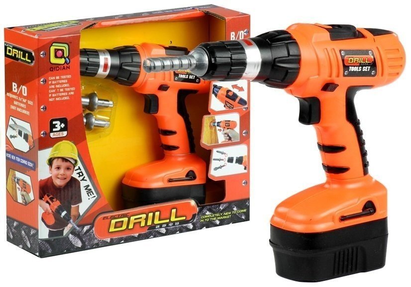 mamido Dětská vrtačka s vrátky oranžová