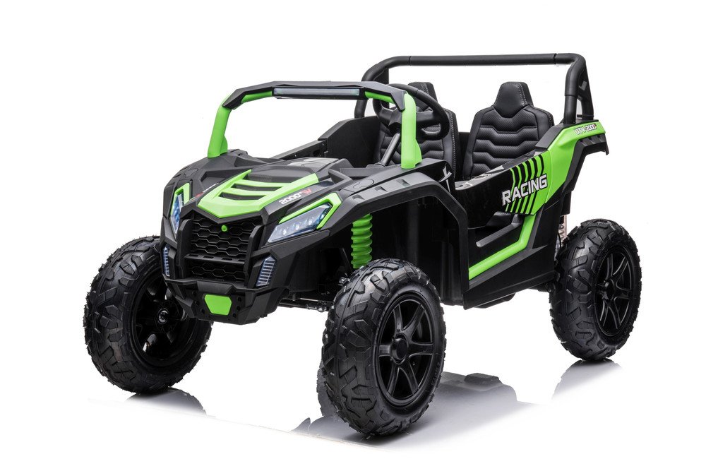 mamido Elektrické autíčko Buggy UTV Strong 24V nafukovací kola zelené
