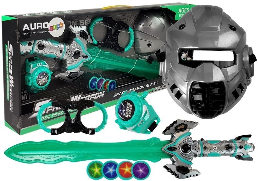 mamido Světelný meč a maska + pouta