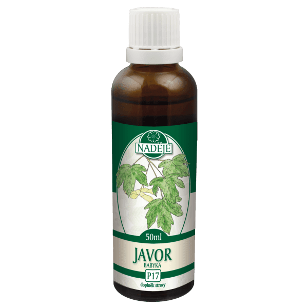 Naděje Javor babyka tinktura z pupenů P17 50 ml