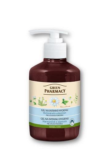 Green Pharmacy Heřmánek a alantoin - gel na intimní hygienu pro citlivou pokožku, 370 ml