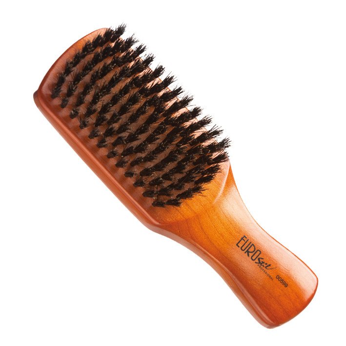 Eurostil 00599 Flat Brush Mix BRISTLES for Man - plochý kartáč pro muže