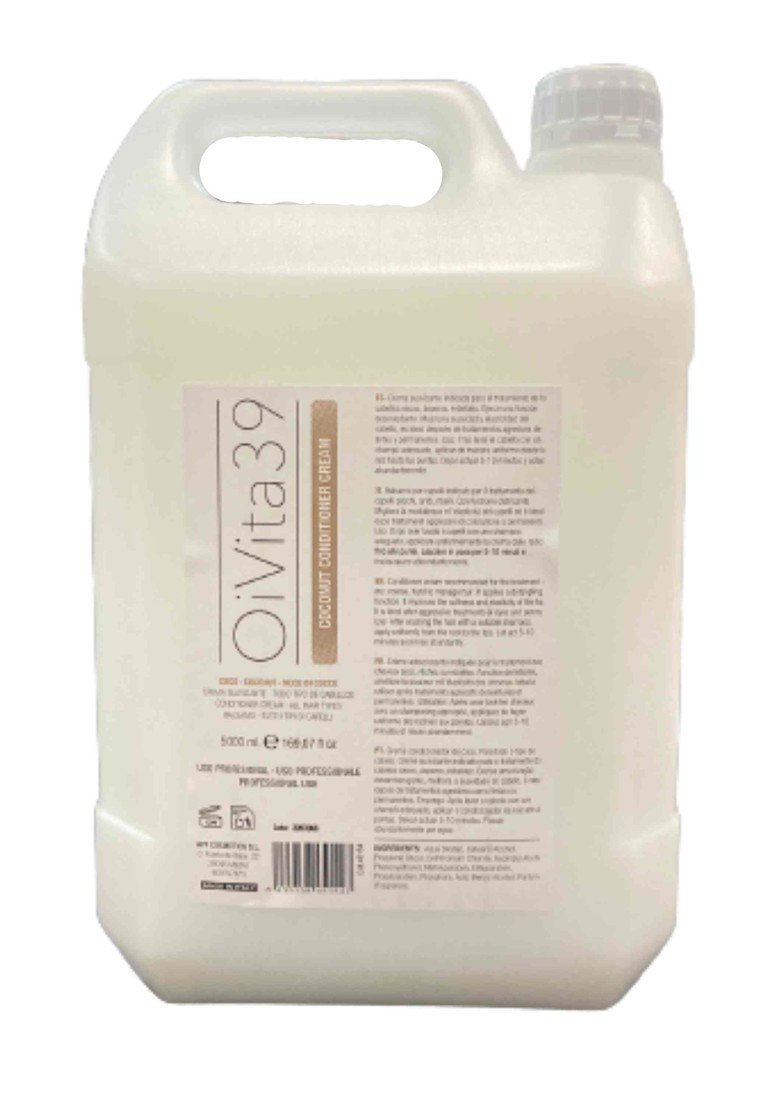 OiVita39 Coconut Conditioner Cream - kokosový kondicionér pro všechny typy vlasů - technické balení, 5000 ml