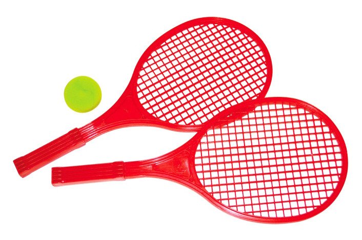 Soft tenis - 2 rakety a míček