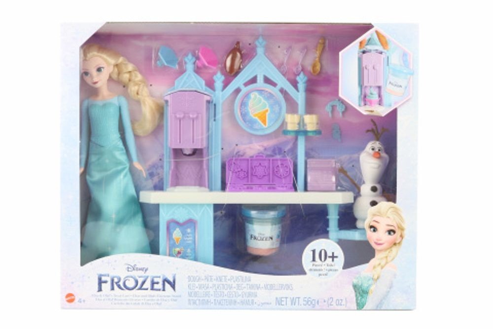 Disney Frozen Zmrzlinový stánek s Elsou a Olafem herní set HMJ48