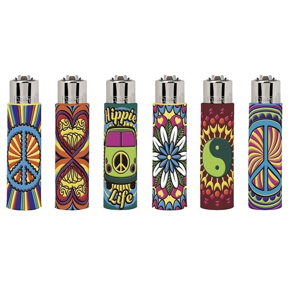 Zapalovač Clipper FCP11RH Pop Covers Hippie Passion 3