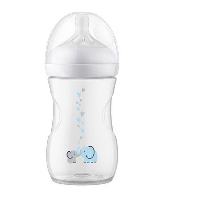 Philips Avent Kojenecká láhev SCY673/81 Natural Response s ventilem AirFree 260 ml Neutral Elephant