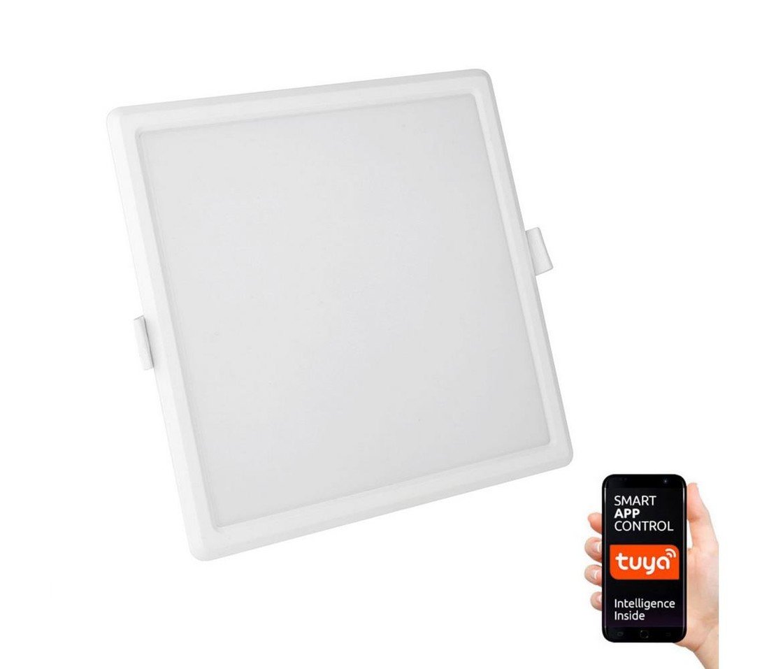 LED Stmívatelné podhledové svítidlo ALGINE LED/12W/230V Wi-Fi Tuya hranatý