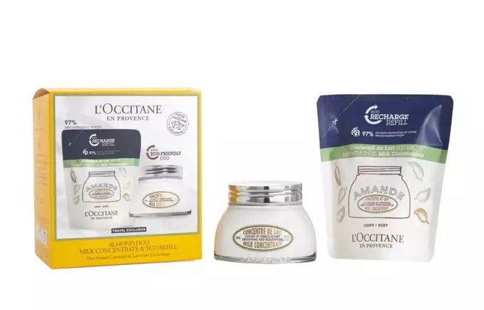 LOccitane En Provence Dárková sada zpevňující tělové péče Milk Concentrate Set