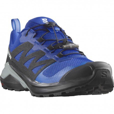 Salomon X-Adventure lapis blue/black/quarry 473208 pánské nízké prodyšné běžecké boty 41 a 1/3 EUR