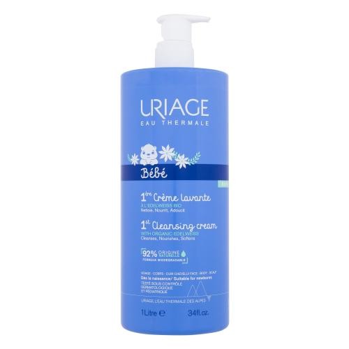 Uriage Bébé 1st Cleansing Cream 1000 ml vyživující a zjemňující mycí krém pro děti