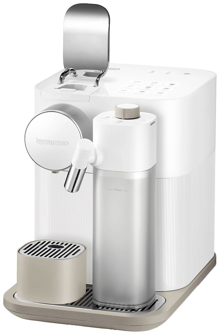 DeLonghi EN640.W Gran Lattissima 132193540 kapslový kávovar bílá plně automatické čištění okruhu mléka, s nádobou na mléko, s tryskou pro napěnění mléka