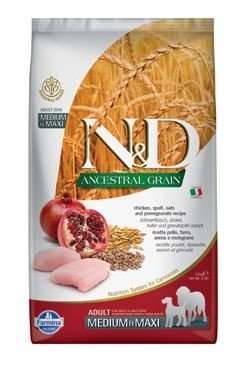 N&D LG DOG Adult Chicken & Pomegranate 800g