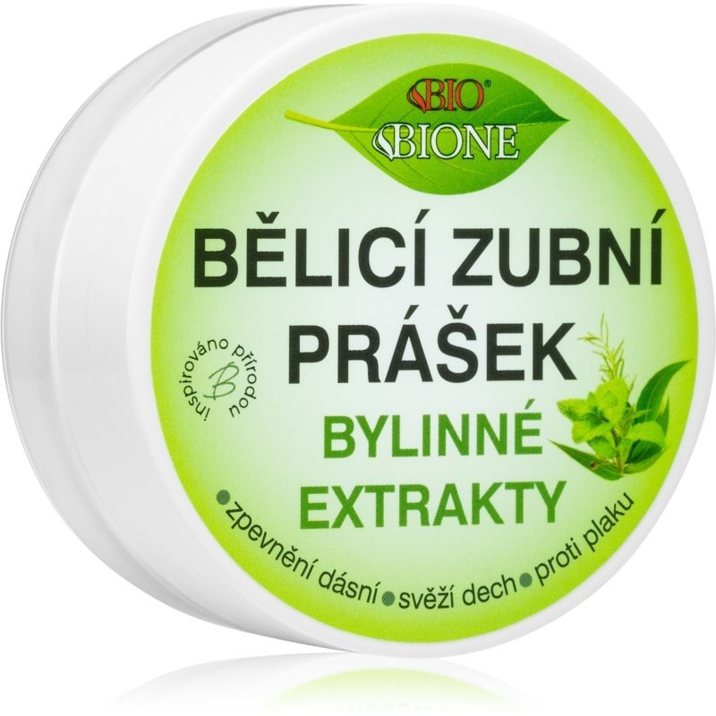 Bione Cosmetics Dentamint bělící zubní prášek bylinné extrakty 40 g