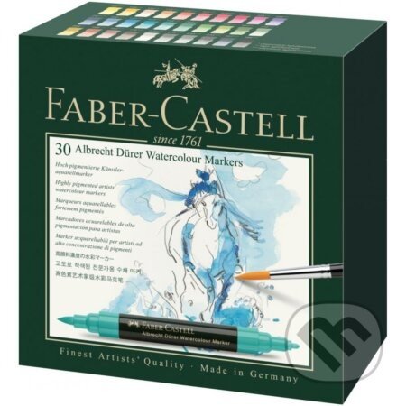 Popisovače akvarelové A.Dürer set 30 farieb - Faber-Castell