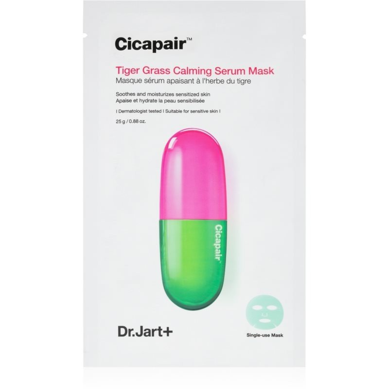 Dr. Jart+ Cicapair™ Tiger Grass Calming Serum Mask plátýnková maska se zpevňujícím účinkem 25 g