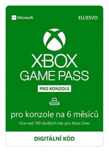 Microsoft Xbox Game Pass Console - předplatné na 6 měsíců, S3T-00004, nová