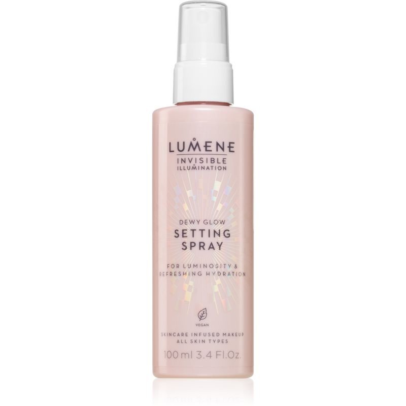 Lumene Invisible Illumination Dewy Glow rozjasňující fixační sprej 100 ml