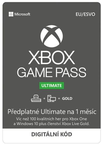 Microsoft Xbox Game Pass Ultimate - předplatné na 1 měsíc, QHW-00008, nová