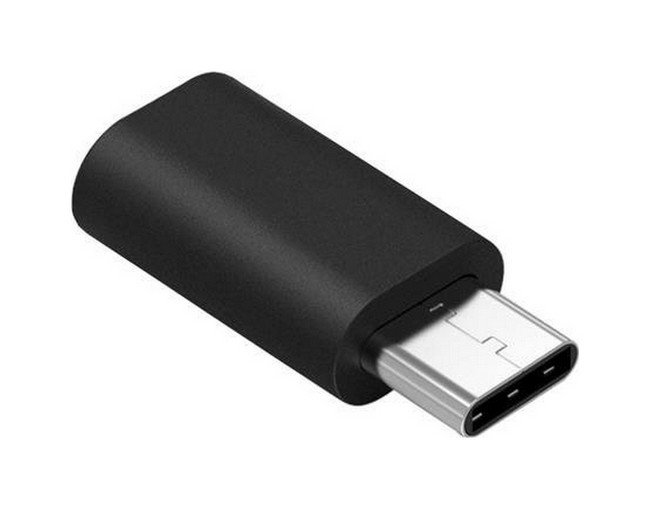 Adaptér TopQ USB-C - microUSB černý 92787