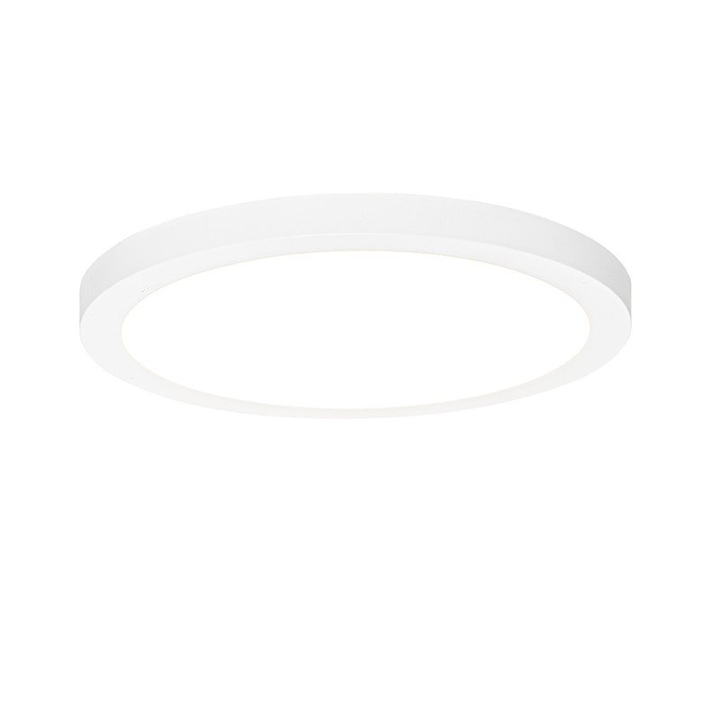 Zapuštěné nebo přisazené bodové bílé 30 cm včetně LED 3 stupně ztlumení do teplého - Trans