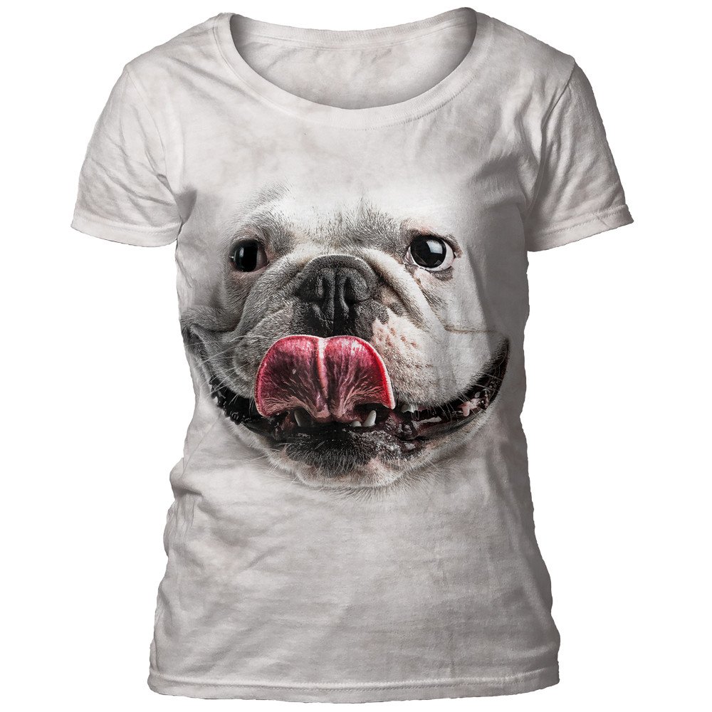 The Mountain Dámské tričko Silly Bulldog Face Velikost: M