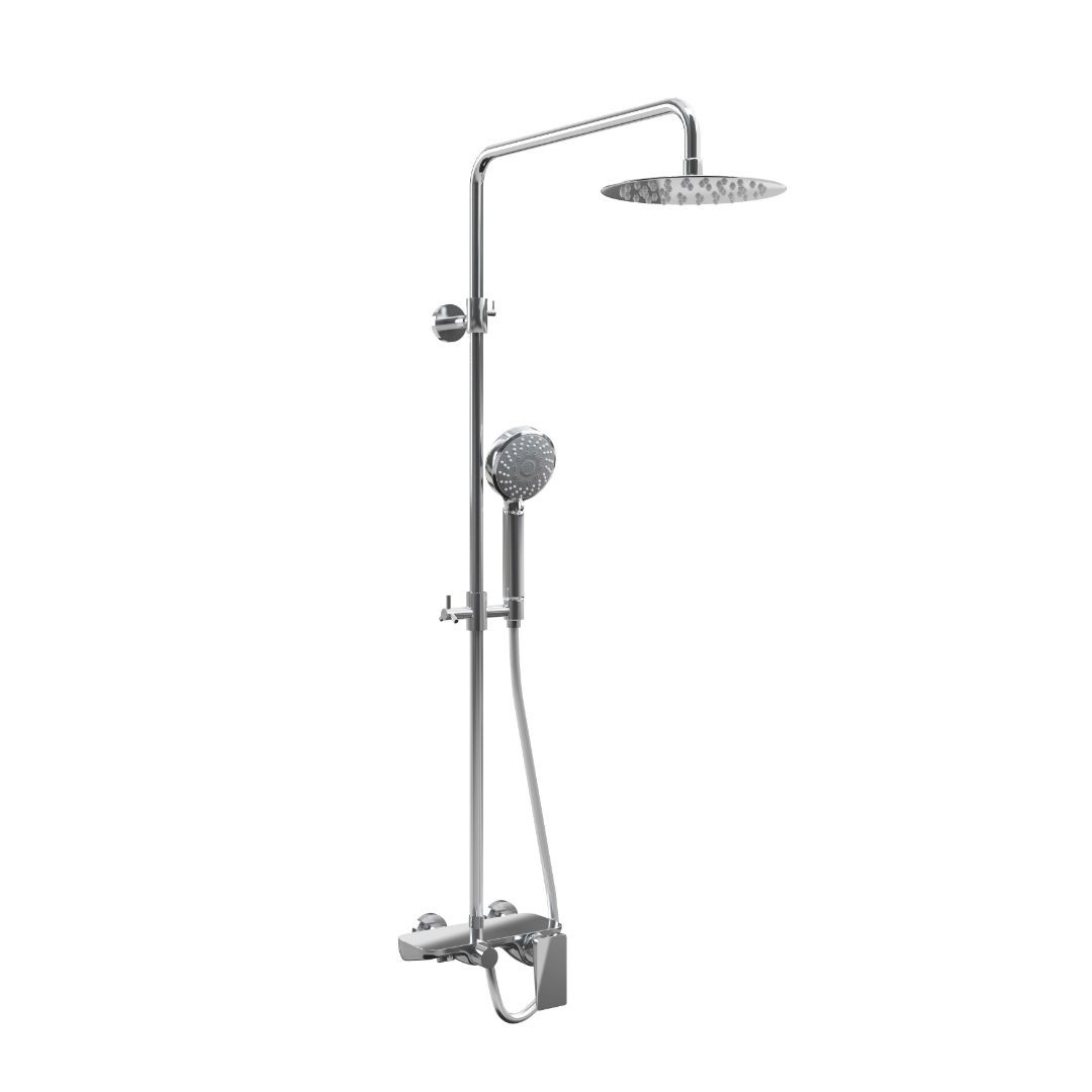 Excellent Sprchový nástěnný set Rain Altar chrom