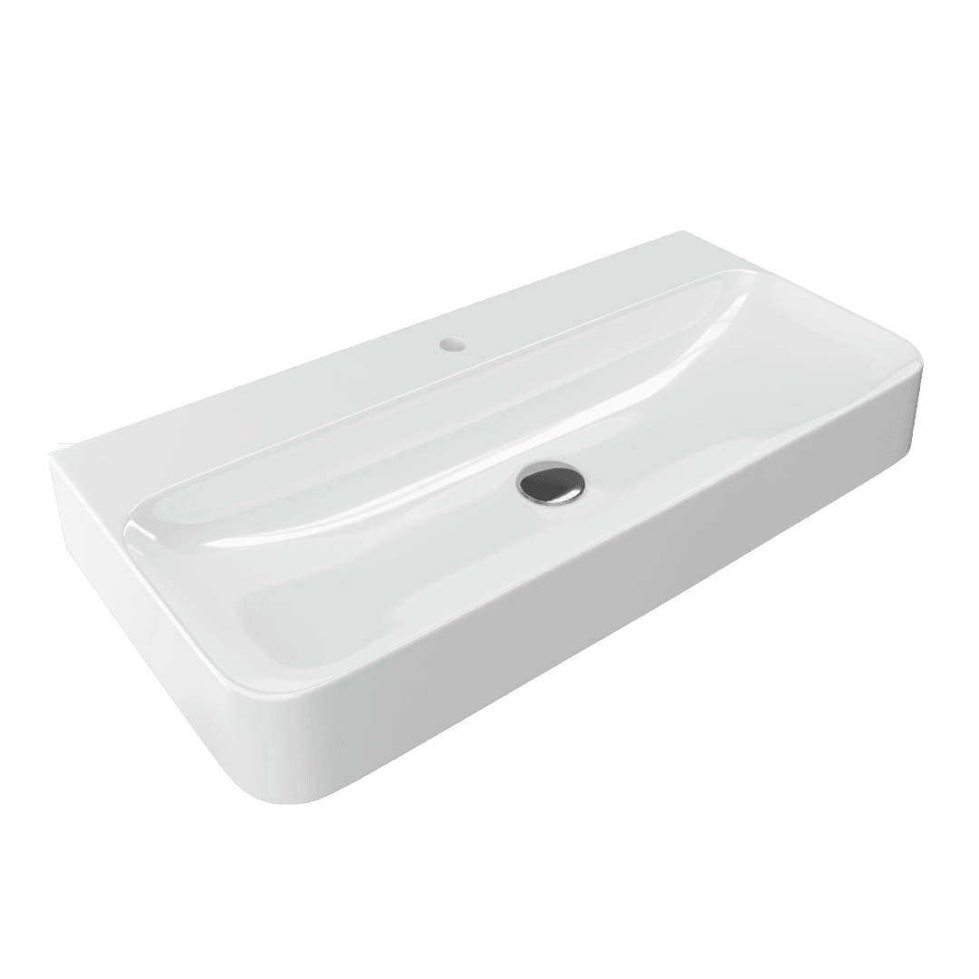 Excellent Umyvadlo na desku Orido 110x46,5x14 cm bílé