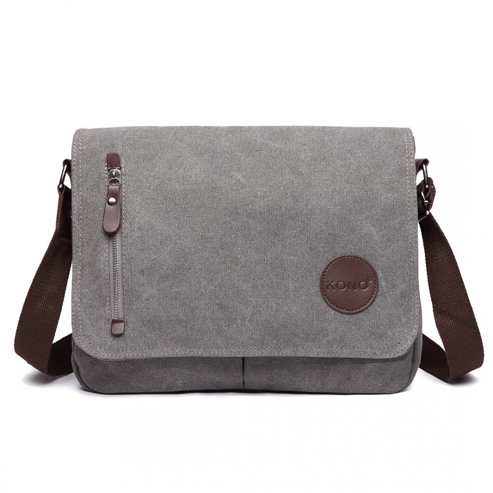 Kono Pánská crossbody taška - šedá