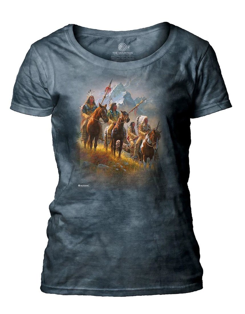 The Mountain Dámské tričko Indiáni na koních Velikost: S