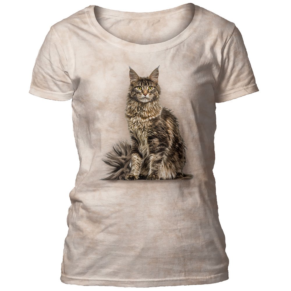 The Mountain Dámské tričko Maine Coon Cat Velikost: S