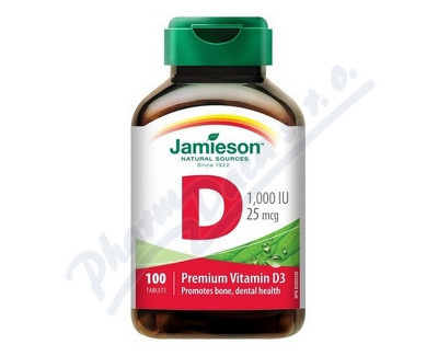 JAMIESON Vitamín D3 1000 IU tbl.100