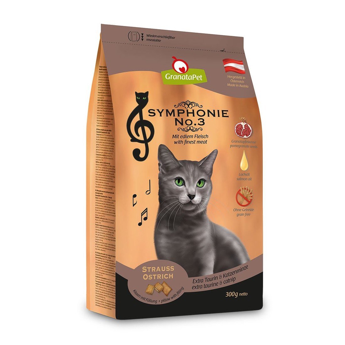 GranataPet Symphonie No.3 pštros, 300 g