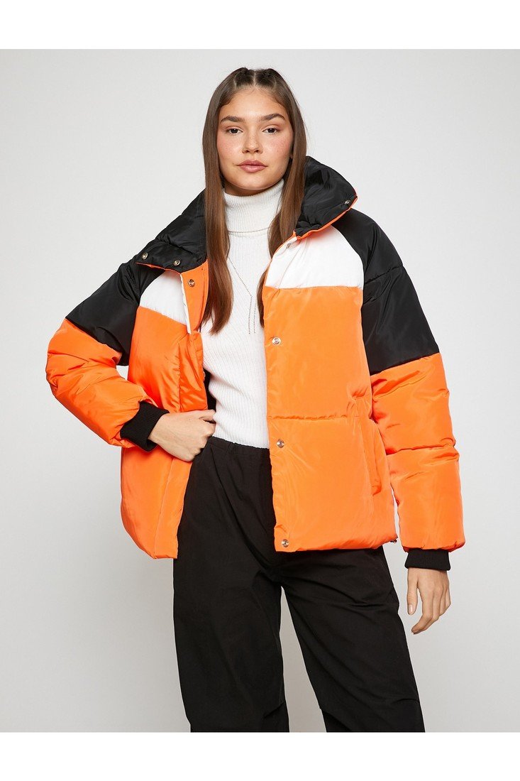 Koton Jacket - Orange - Regular fit