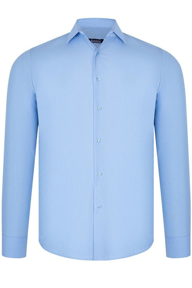 G726 DEWBERRY MEN'S SHIRT-STRAIGHT BLUE