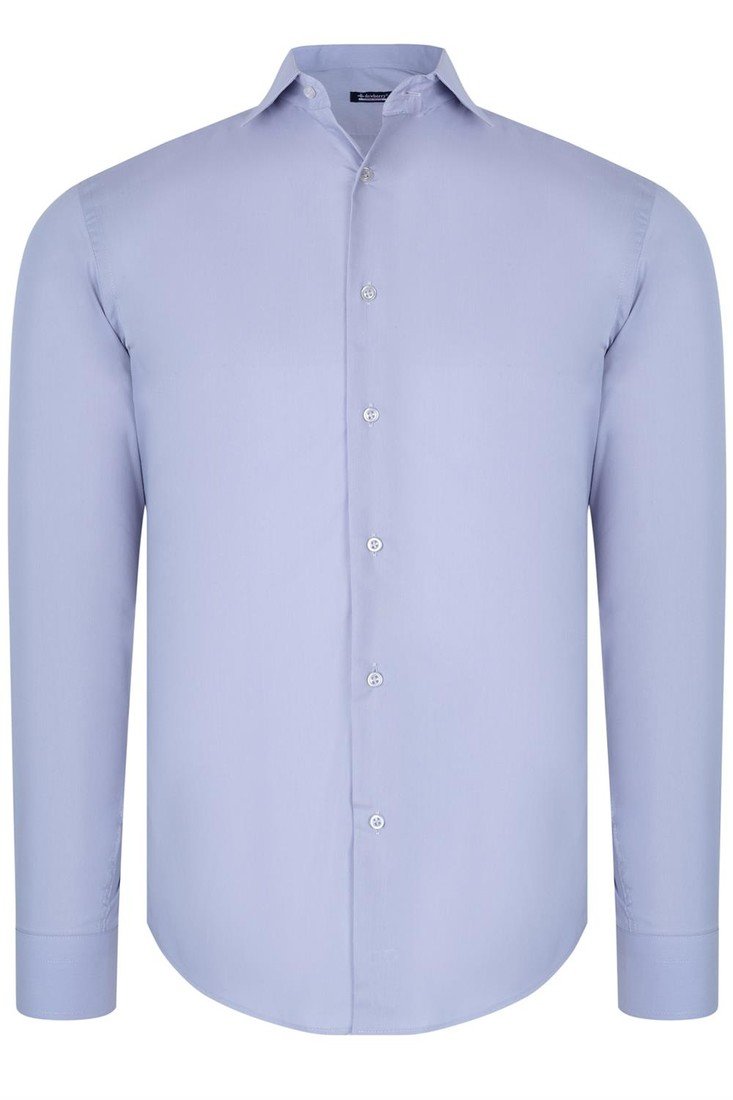 G726 DEWBERRY MEN'S SHIRT-PLAIN GREY