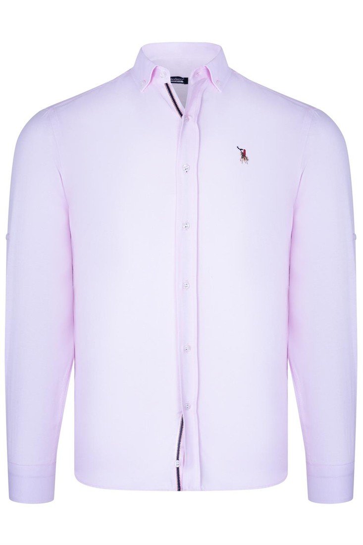 G674 DEWBERRY MEN'S SHIRT-LIGHT PINK