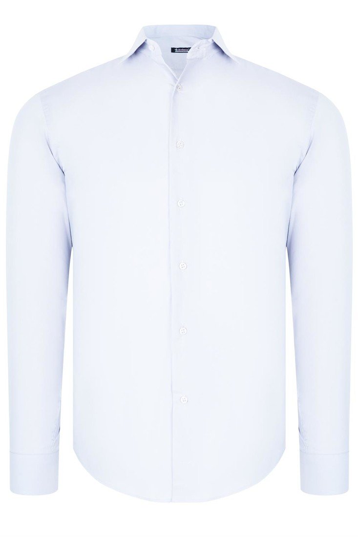 G726 DEWBERRY MEN'S SHIRT-PLAIN WHITE