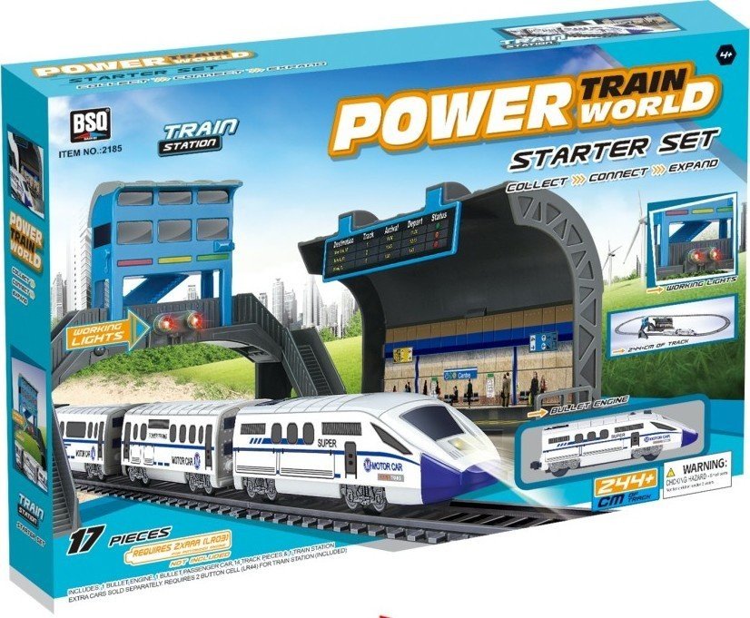 Set vláčků 244 cm - Alltoys