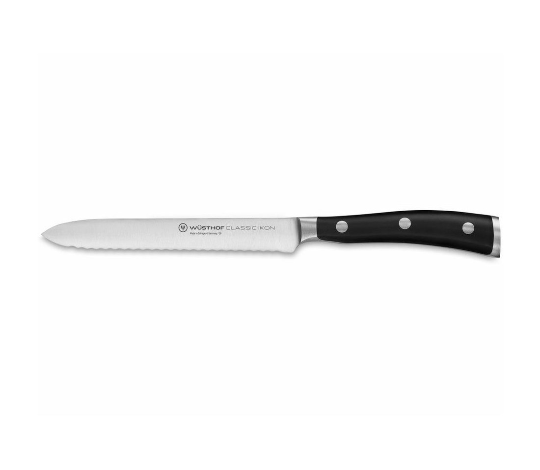 Wüsthof Wüsthof - Kuchyňský nůž nakrajovací CLASSIC IKON 14 cm černá