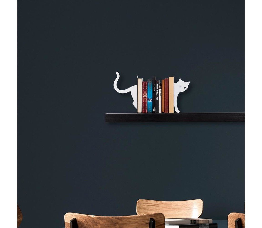 Zarážka na knihy 22x35 cm bílá