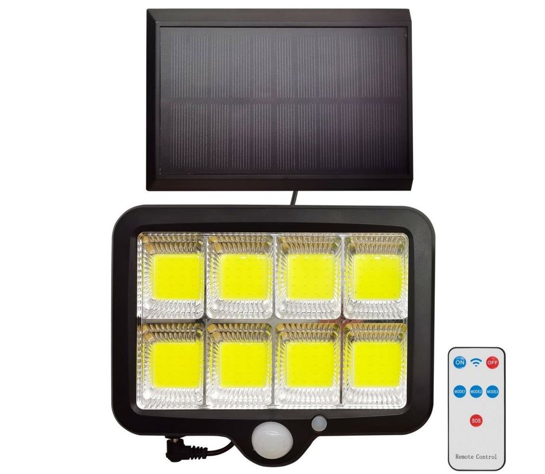LED Solární reflektor se senzorem INTEGRA LED/3W/3,7V IP44 + DO