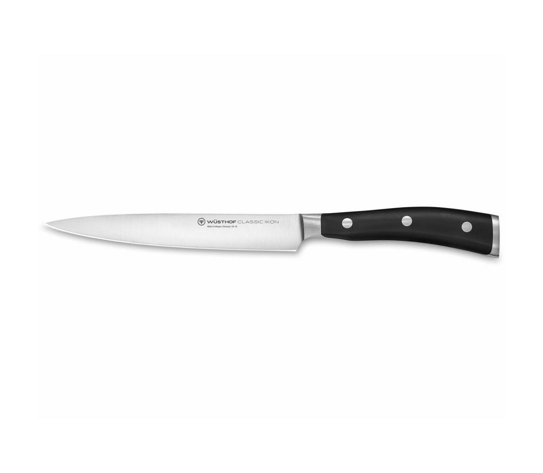 Wüsthof Wüsthof - Kuchyňský nůž na šunku CLASSIC IKON 16 cm černá