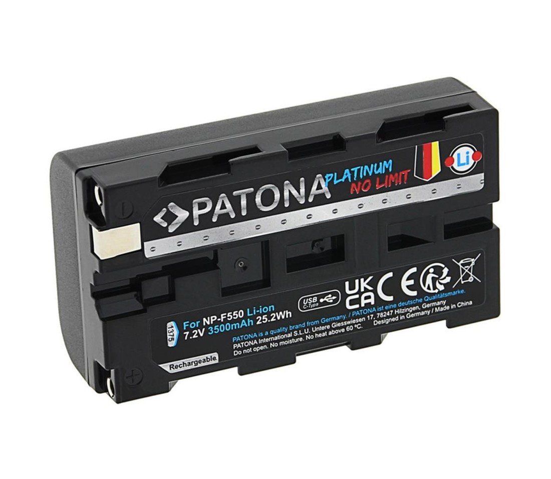 PATONA PATONA - Aku Sony NP-F550/F330/F570 3500mAh Li-Ion Platinum USB-C nabíjení