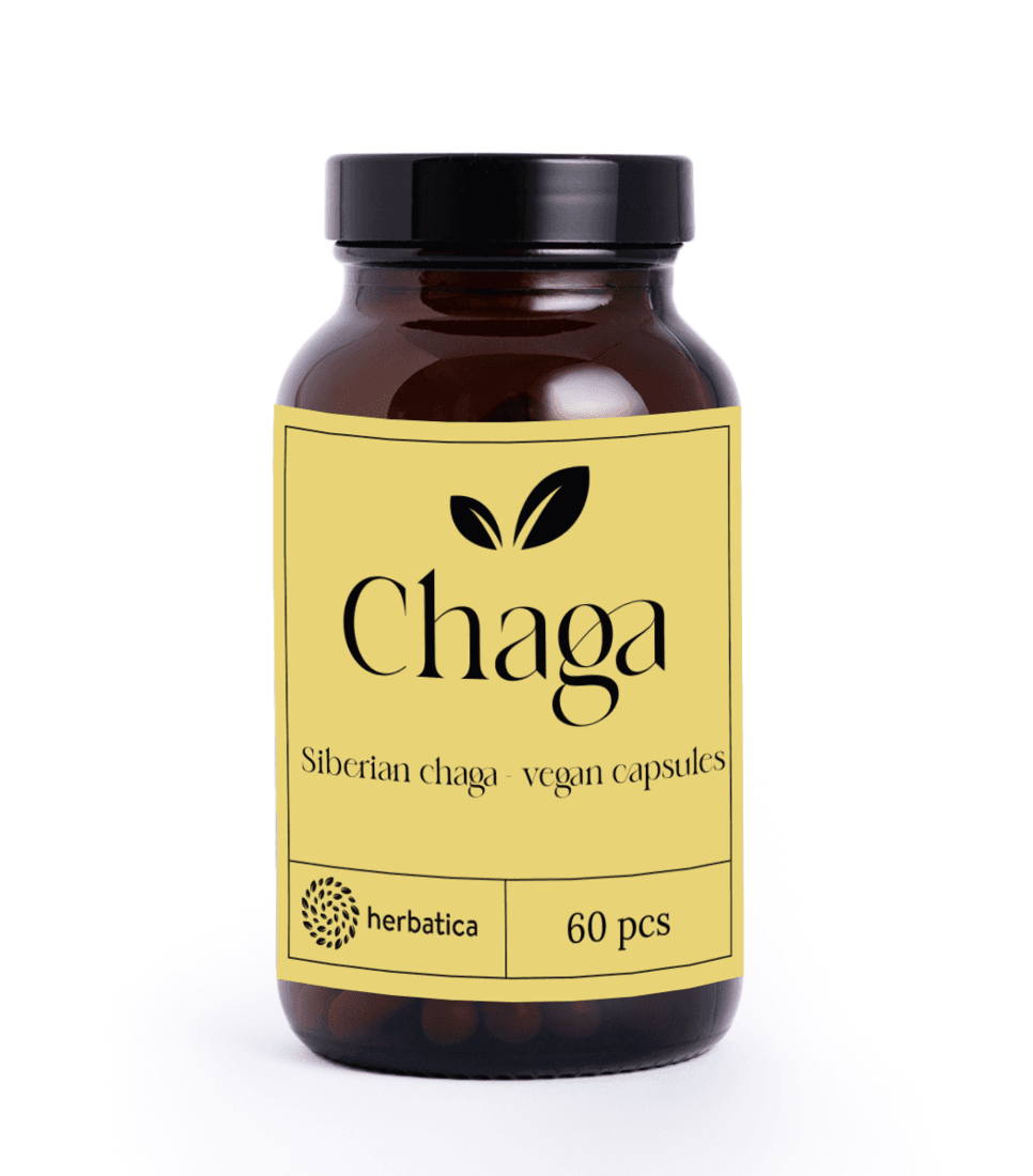Čaga sibiřská - 60 veganských kapslí - Herbatica