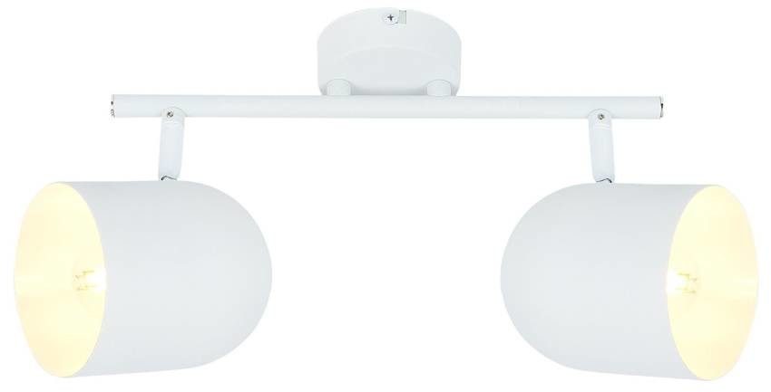 Candellux Bílé stropní svítidlo Azuro pro žárovku 2x E27